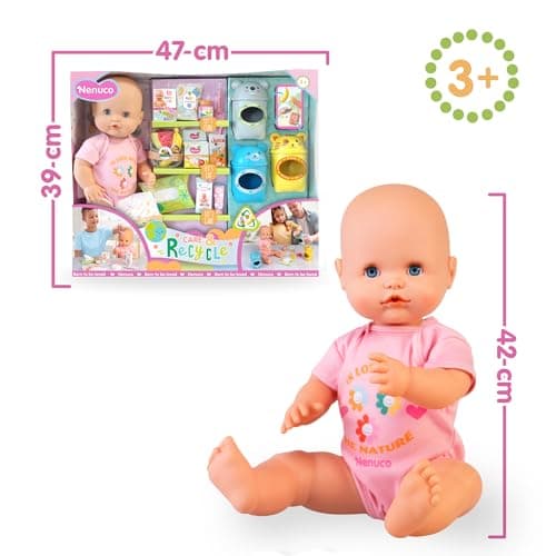 Thumbnail 1 de NENUCO NFN98000 muñeco 42 cm reciclaje