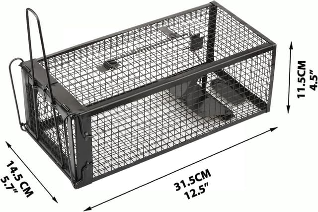 Detalle de Anyhall 2-Pack Humane Live Mouse Traps for Indoors and Outdoors 🐭
