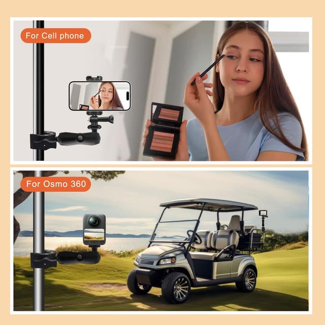 Thumbnail 1 de HAFOKO Bike Camera Clamp Mount 360° for GoPro