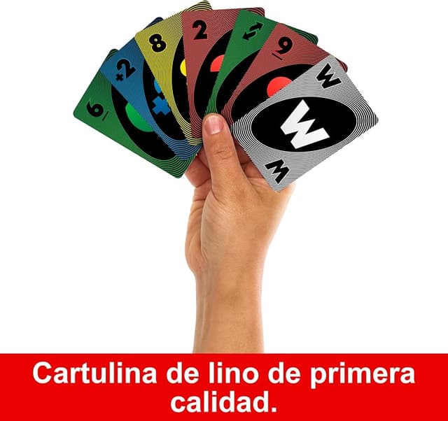 Detalle 2 de Mattel Games UNO Edición Platino HPY61 🃏