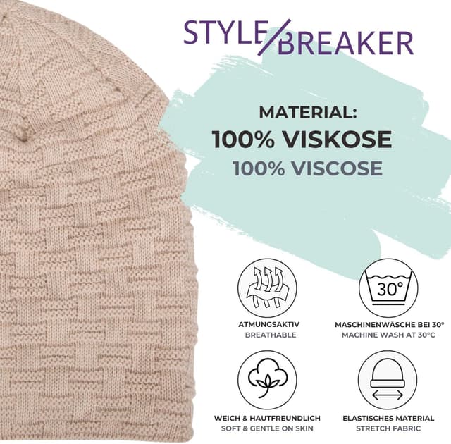 Thumbnail 4 de styleBREAKER Bonnet Long Maille Fine