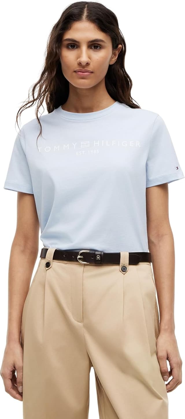 Thumbnail 5 de T-shirt manches courtes femme logo Tommy