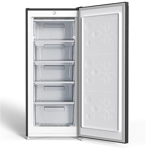 Thumbnail 9 de Congelador vertical independiente CHiQ 145L negro con puerta reversible