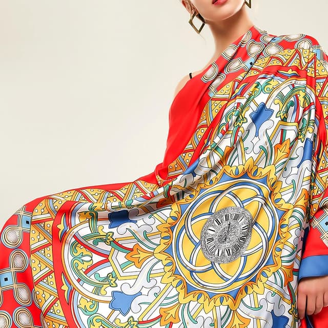 Thumbnail 3 de GLORIS Damen Tuch Schal 135×135 cm 🧣