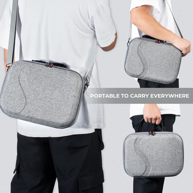 Thumbnail 6 de Große Tasche für Meta Quest 3/Quest 3S, Reisen Tragetasche Kompatibel mit BOBOVR S3 Pro/Kiwi Design Akku Elite Strap und Anderem Zubehör, Reisen und Aufbewahrung Hart Tasche für Oculus Quest 3S
Große Tasche für Meta Quest 3/Quest 3S, Reisen…