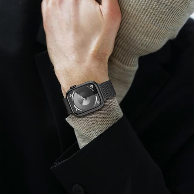 Thumbnail 6 de Cinturino in metallo Yoohoo per Apple Watch compatibile 44/40/41/42/45/46/49/38 mm con doppio magnete