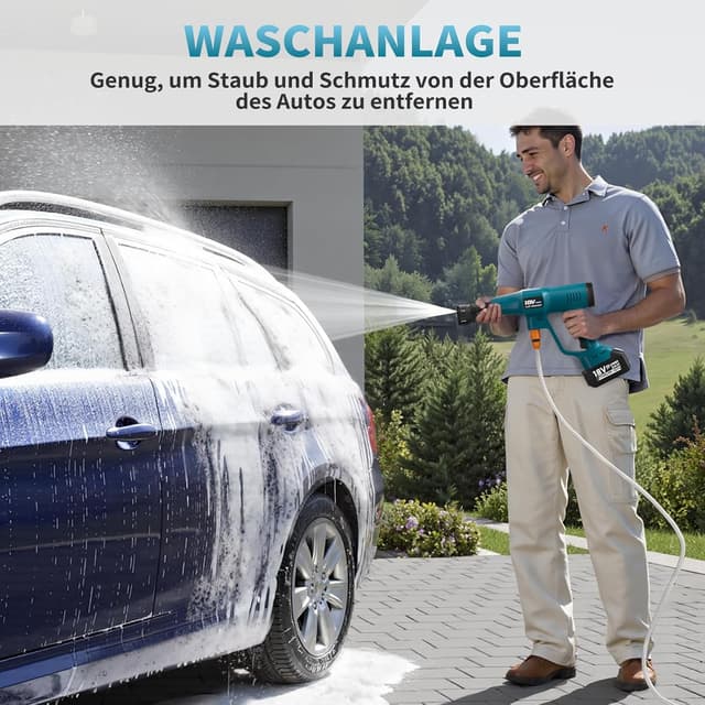 Thumbnail 3 de Akku-Druckreinigerpistole Makita 18V 60 Bar