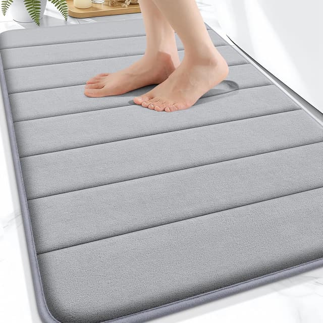Detalle de OLANLY Memory Foam Bath Mat 30x20