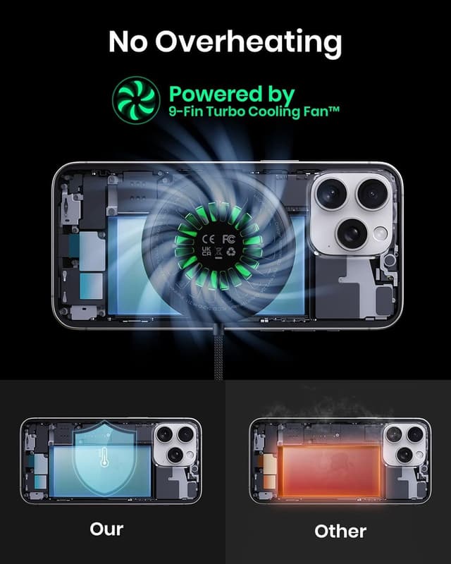 Detalle de INIU Wireless Charger Magsafe 15W phone stand