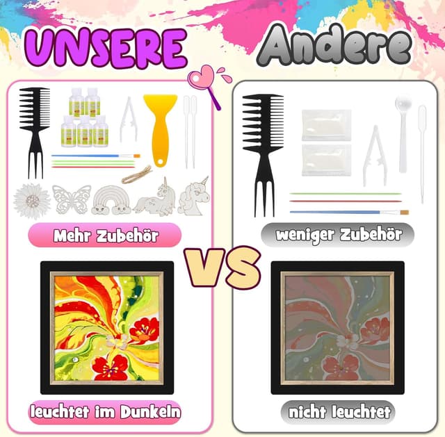 Detalle 2 de Hapikids Bastelset Wassermarmorierung für Kinder 🎨