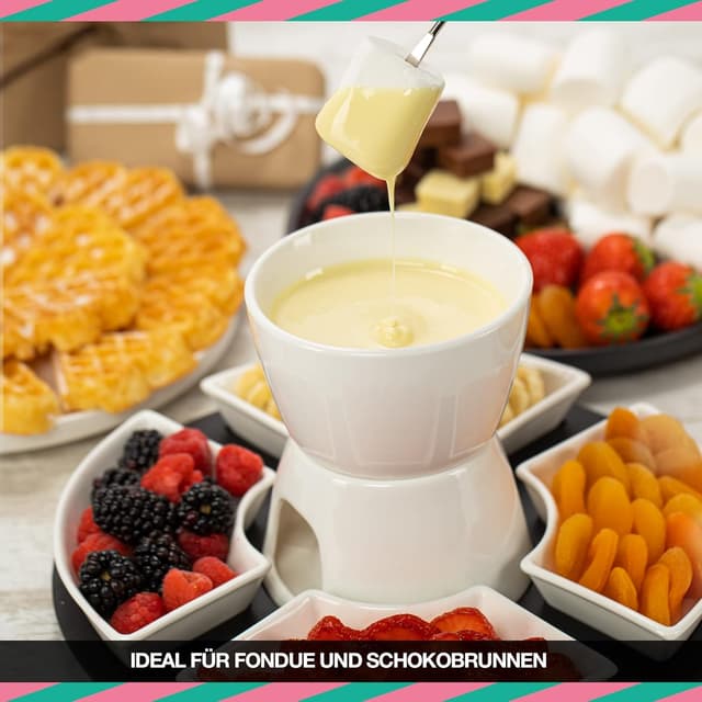 Thumbnail 5 de Weiße belgische Fondue-Schokolade 900 g