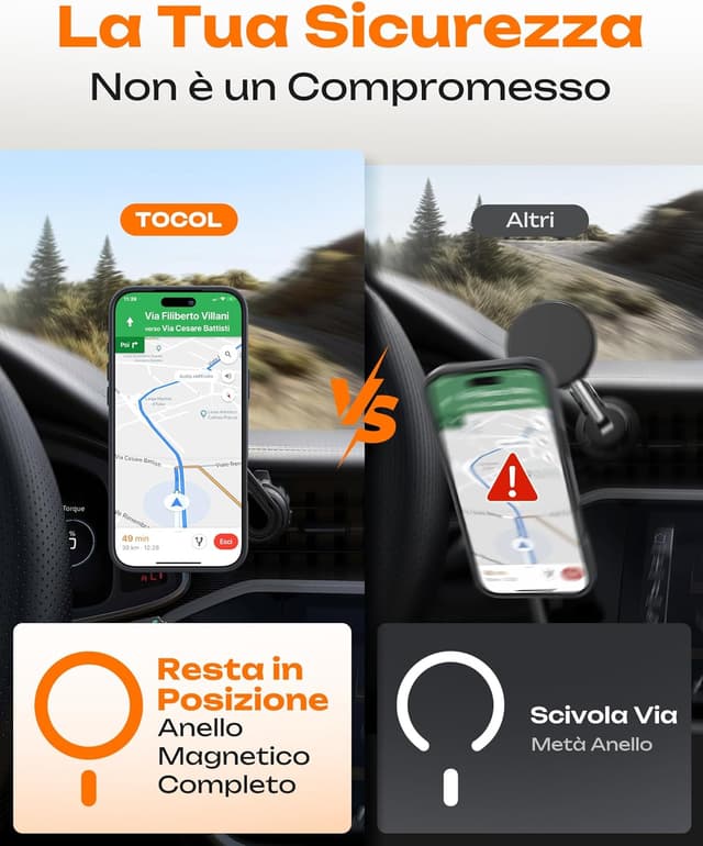 Thumbnail 2 de TOCOL Cover Magnetica iPhone 17 Pro Max 6,9" Viola