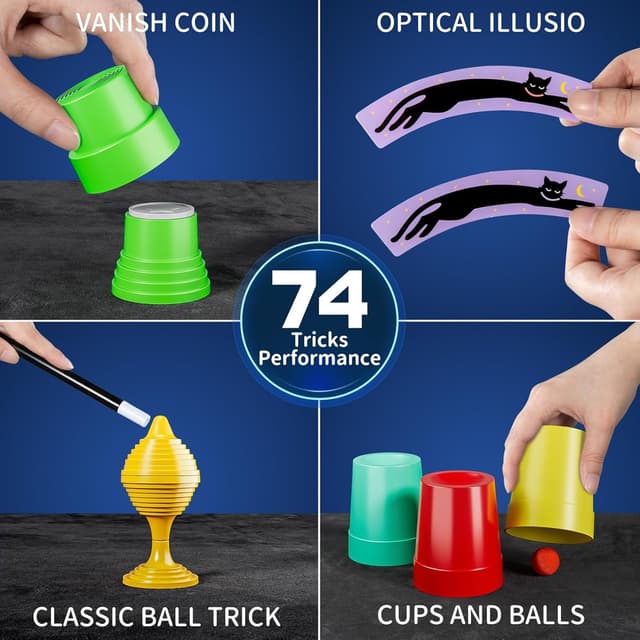 Detalle 1 de Kids magic kit 74 tricks for beginners