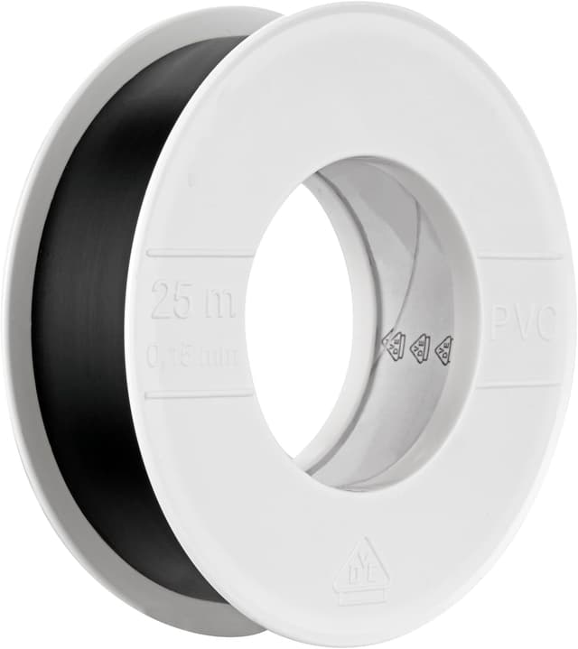 Detalle de REV Ritter 0518216777 ruban adhésif noir ISO ignifuge 0,15 x 25 mm x 25 m