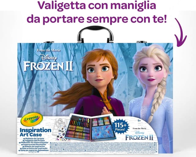 Thumbnail 4 de Crayola — Maletín de Pinturas Frozen II 🎨 Kits Creativos Infantiles