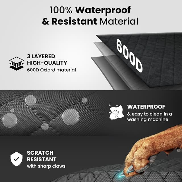 Thumbnail 3 de Naloo's World Funda para Asiento Trasero 147x137 cm