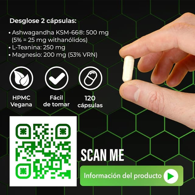 Thumbnail 4 de Naturgizer+ Ashwagandha KSM-66 120 cápsulas