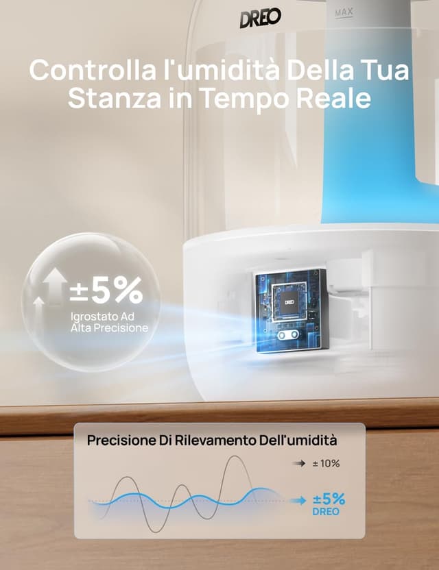 Thumbnail 3 de DREO 3L Umidificatore Ambiente Bambini 30h