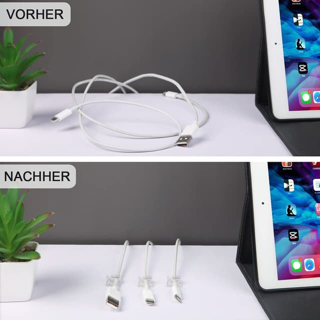 Thumbnail 3 de RYCHUI 60PCS cable clips for outdoor lights