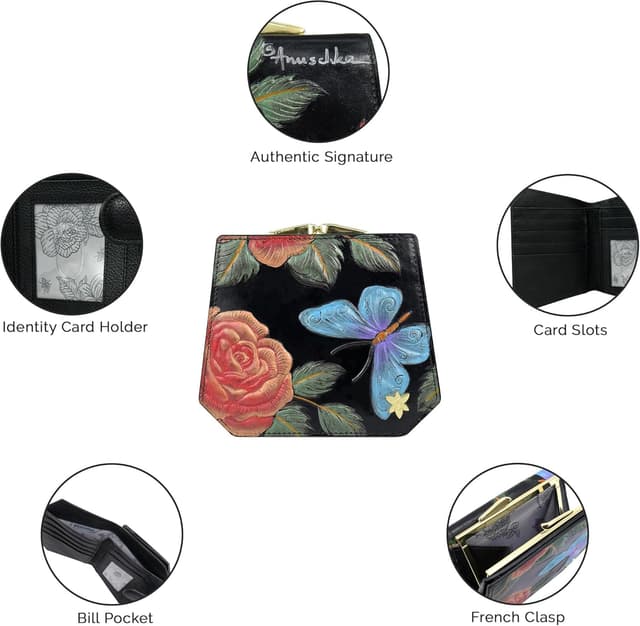 Thumbnail 3 de Anuschka Lederbörse 14,6 cm