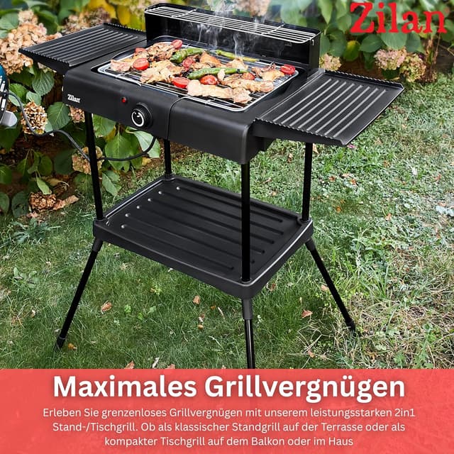 Detalle de Zilan Elektrogrill 2in1 2.400 Watt Grill