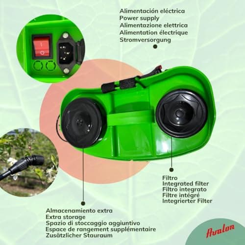 Detalle 1 de Avalon Pulverizador mochila 16L INOX