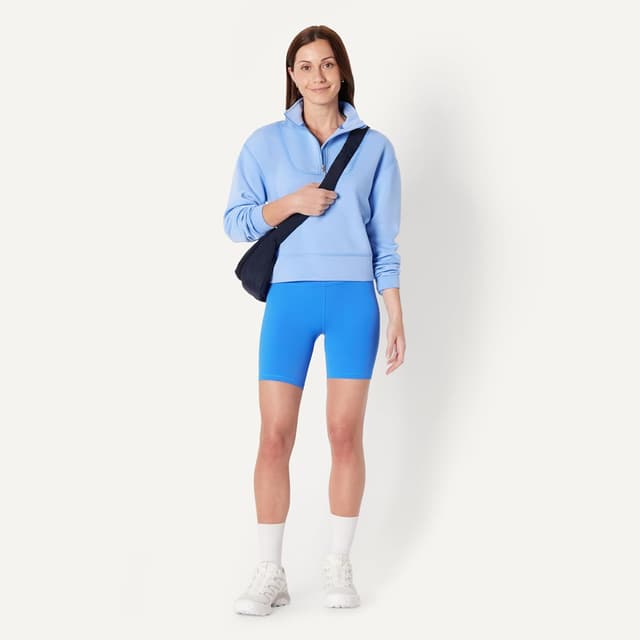 Detalle de Amazon Essentials Women’s Active Sweat Half Zip Pullover Sweatshirt