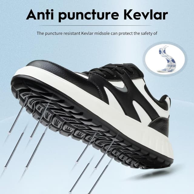 Detalle de Scarpe antinfortunistiche uomo/donna leggere con punta in acciaio e suola traspirante