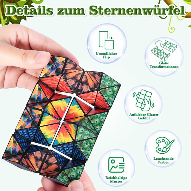 Thumbnail 6 de Sternenwürfel Zauberwürfel Set 5,6 cm