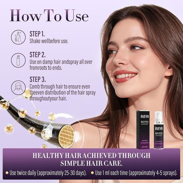 Thumbnail 4 de AVEYA Hair Growth Spray 60ml