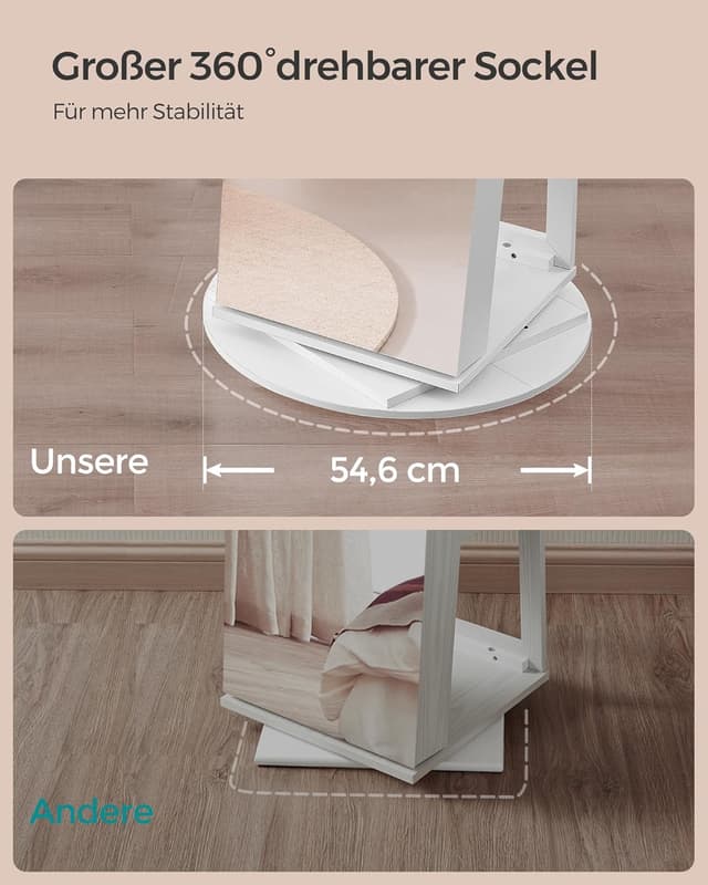 Thumbnail 5 de SONGMICS Schmuckschrank 37Ă155 cm đȘ