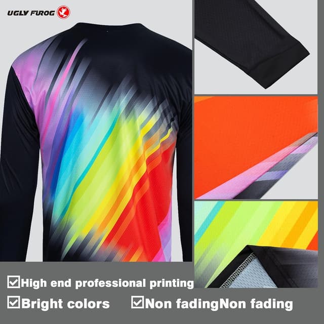 Thumbnail 3 de UGLY FROG Rage downhill jersey mens MTB shirt