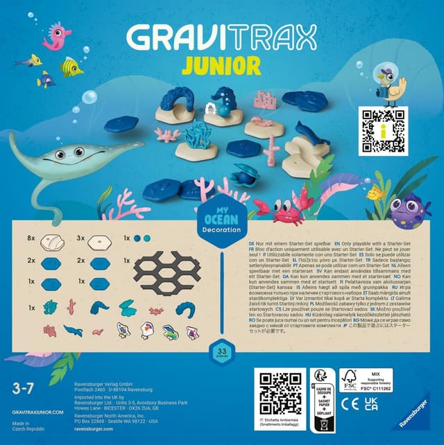 Detalle de Ravensburger Gravitrax Junior, 33 pièces
