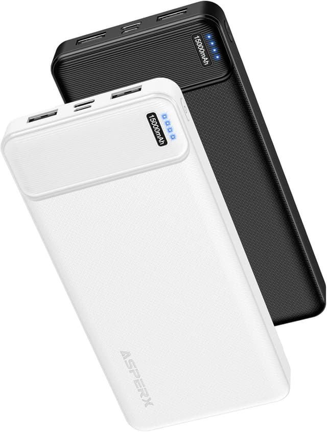 Detalle de AsperX Power Bank 15,000 mAh portable charger