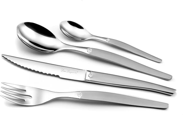 Thumbnail 1 de Lou Laguiole Jet - Juego de Cubiertos de 24 Piezas 🍴