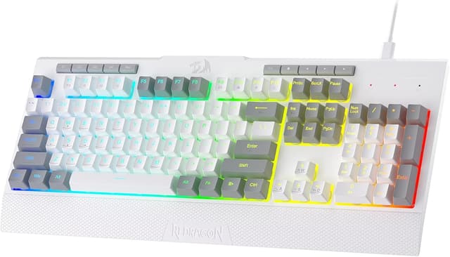 Detalle de Redragon K525 RGB Backlit Membrane Gaming Keyboard with Multimedia Keys and Macro Controls