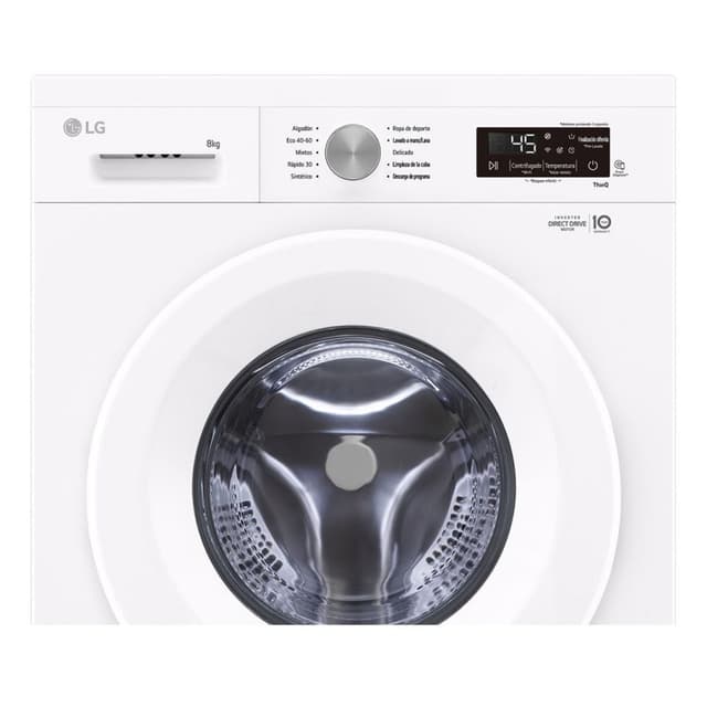Thumbnail 2 de Lavadora LG 8kg Carga Frontal 1400rpm