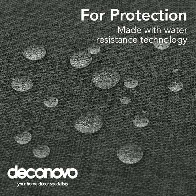 Thumbnail 2 de Deconovo Outdoor Tischdecke 130x160 cm Grau