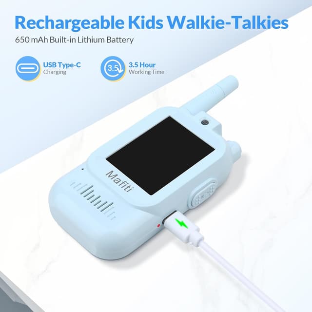 Thumbnail 4 de Mafiti Walkie Talkies para Niños con Videollamada