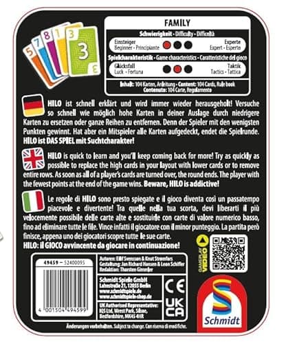 Detalle 2 de Schmidt Hilo Kartenspiel