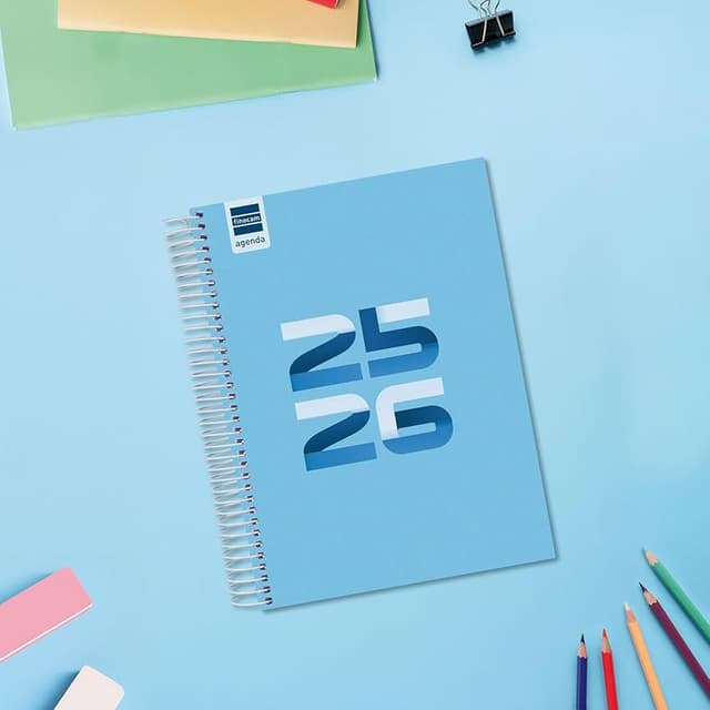 Thumbnail 1 de Finocam Agenda Cool Curso 2025–2026 1 día página Azul