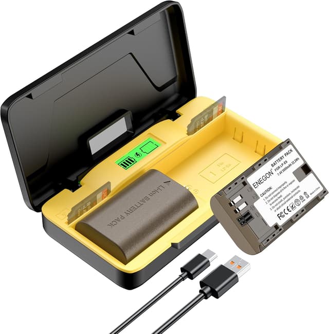 Imagen de ENEGON Caricabatterie Veloce LP-E6 20W 2x3000mAh en OfertitasTOP