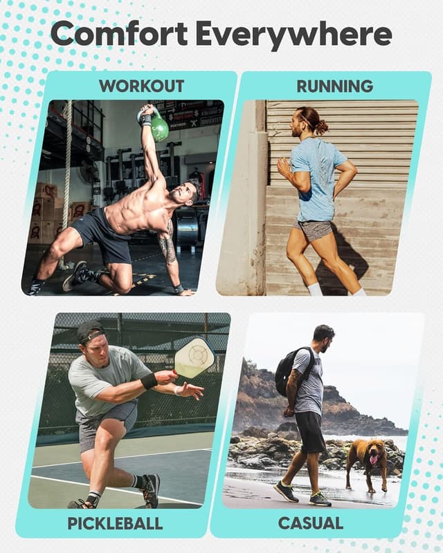 Thumbnail 6 de maamgic Men’s 2-in-1 Running Shorts with Compression Liner (5")