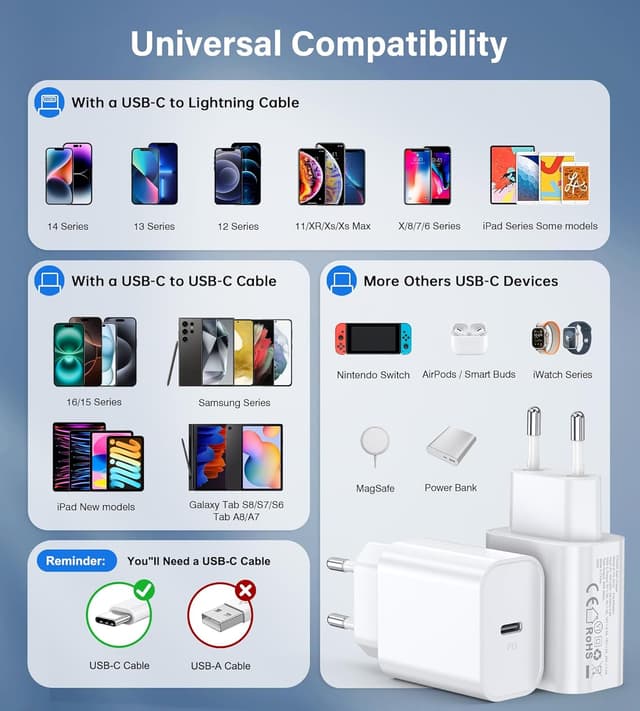 Thumbnail 4 de 30W Cargador USB C PD3.0 para móviles