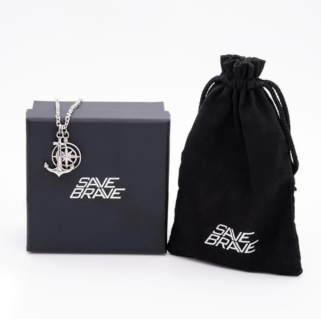 Detalle de SAVE BRAVE Dean Königskettenarmband 21 cm