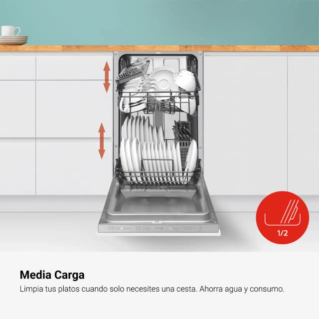 Thumbnail 5 de Fagor 4LVF-422IT lavavajillas 10 servicios, 45 cm 🧼