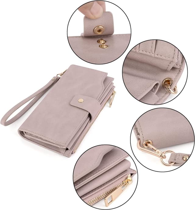 Thumbnail 4 de UTO Geldbörse Damen RFID Blocking Veganes Leder