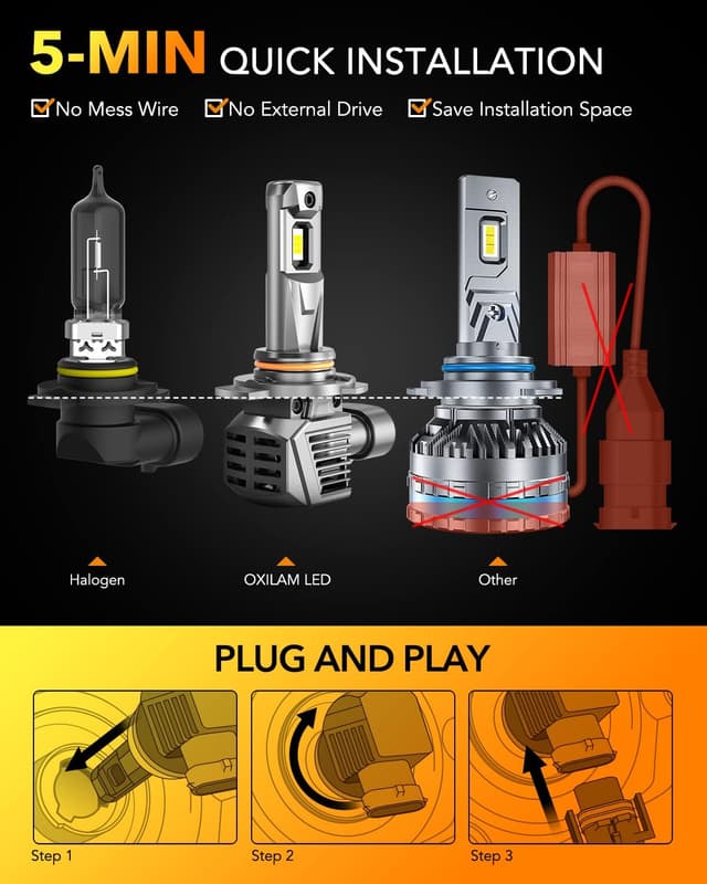 Detalle 2 de OXILAM 9012 Bulb 30000 Lumens