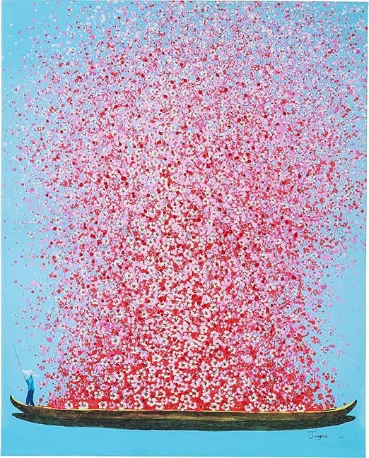 Imagen de Kare Design Cuadro Touched Óleo Azul 100x80cm 🎨 en OfertitasTOP