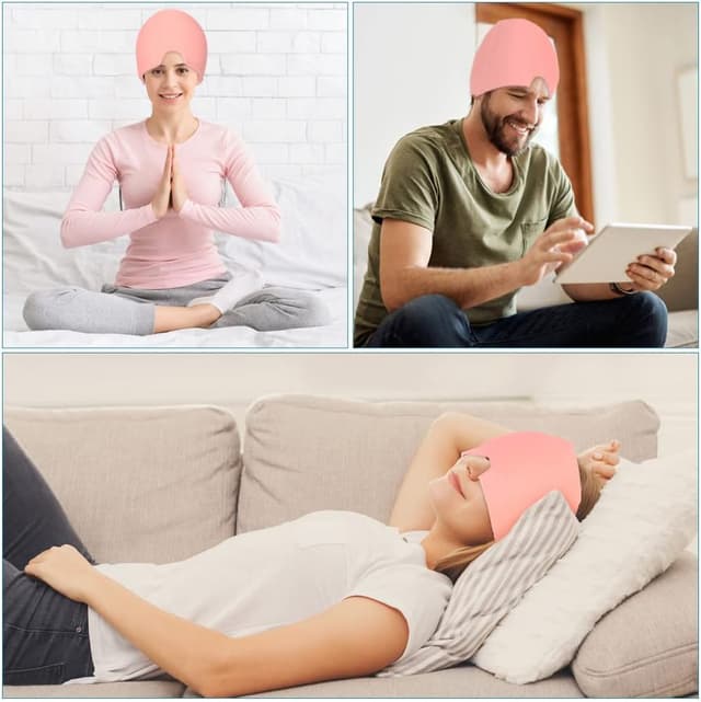 Thumbnail 4 de ACWOO Migraña Gorro de Gel 180° rosa